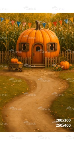Tło fotograficzne Jesień, Dynie J_215
